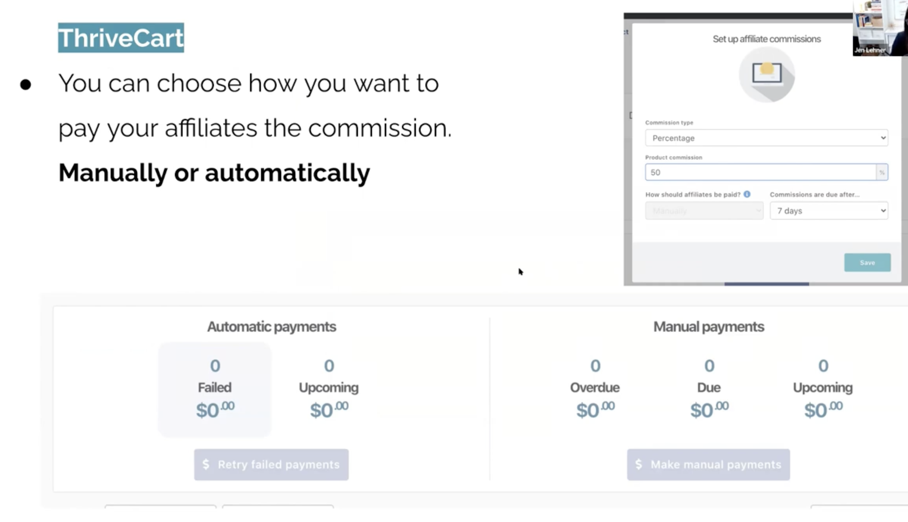 Customer walking through a competitor’s payout feature